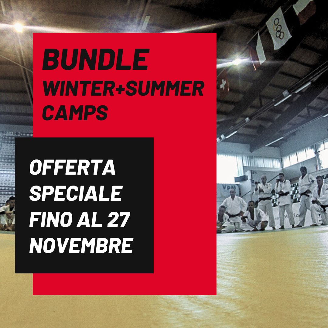 Pacchetto Judo Winter Camp 2024 + Judo Summer Camp 2024 Tre Torri